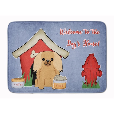 Micasa Dog House Pekingnese Fawn Sable Machine Washable Memory Foam Mat MI750448